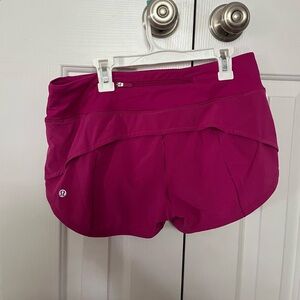 Lululemon Speed Up shorts - size 6